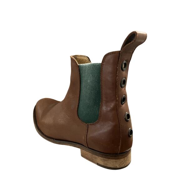 FREE PEOPLE x FARYLROBIN Janice Chelsea Boot w Grommets Size 10 - Picture 1 of 7